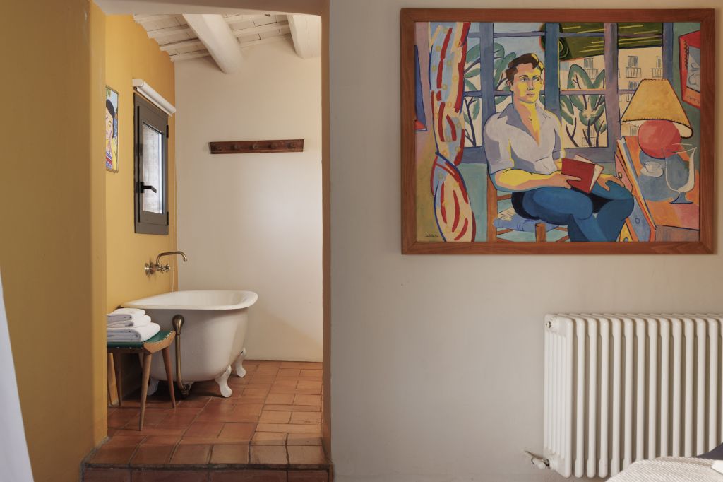 Junior suite doble con bañera clásica y chimenea-$i